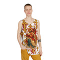 Baroque Gold Red Fleur-de-Lis Tank