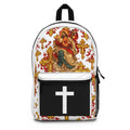 Sacred Christ Throne Cross Backpack | Religious Iconography, Christian Faith