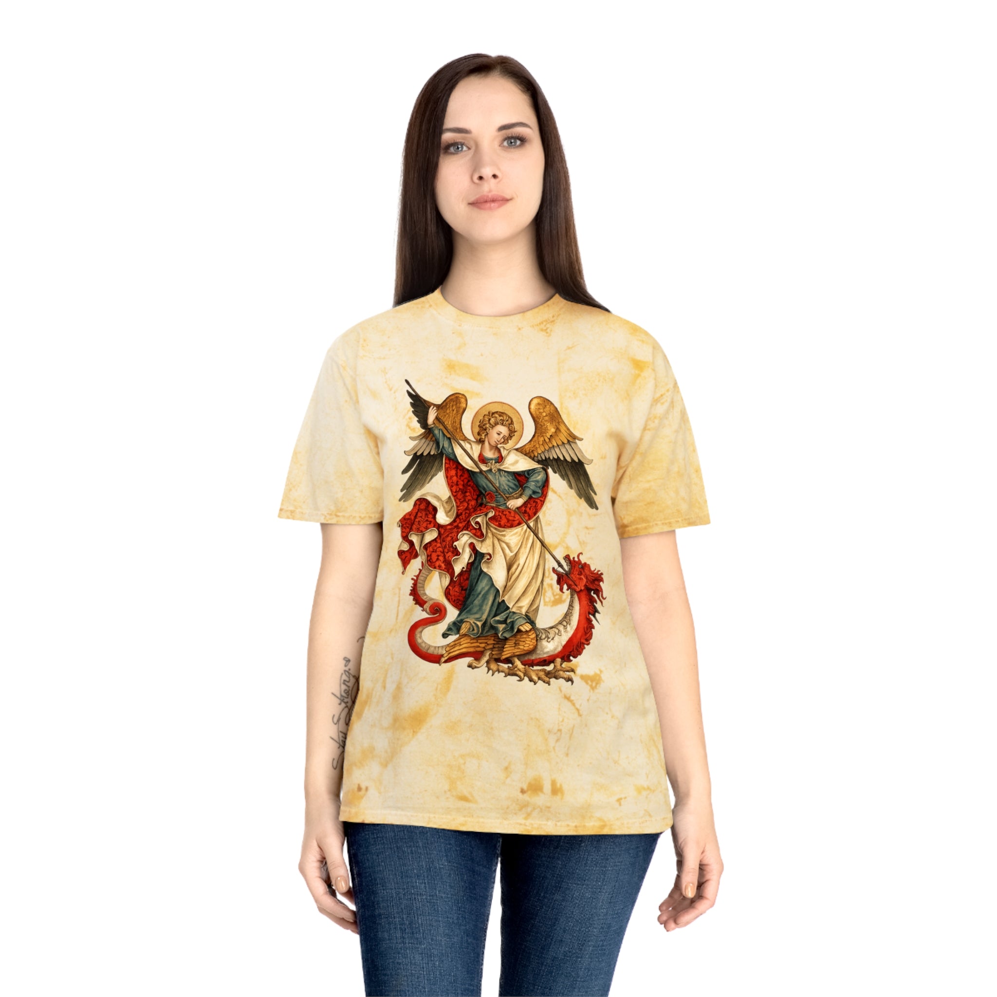 Illuminated Manuscript Celtic Knot T-Shirt | Medieval Art Pattern