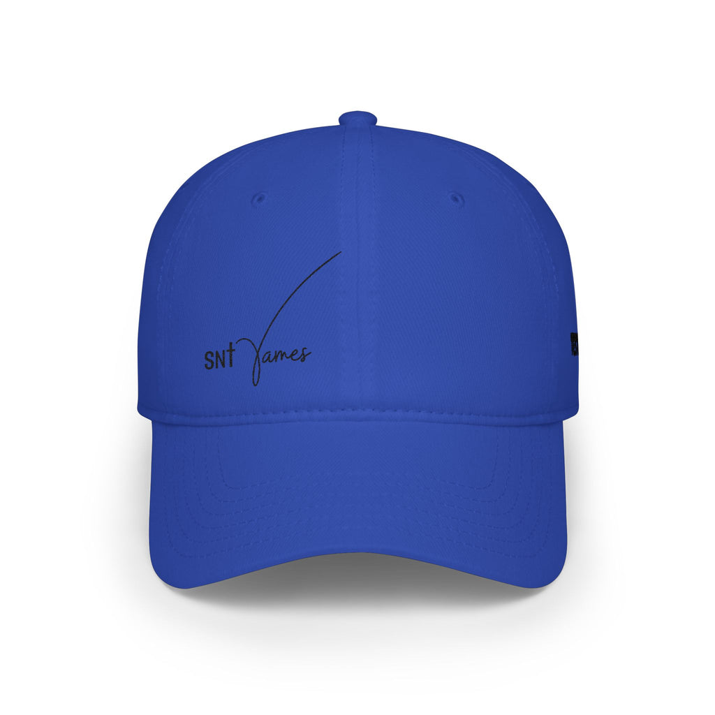 SNL James script logo Low Profile Cap | embroidered baseball hat