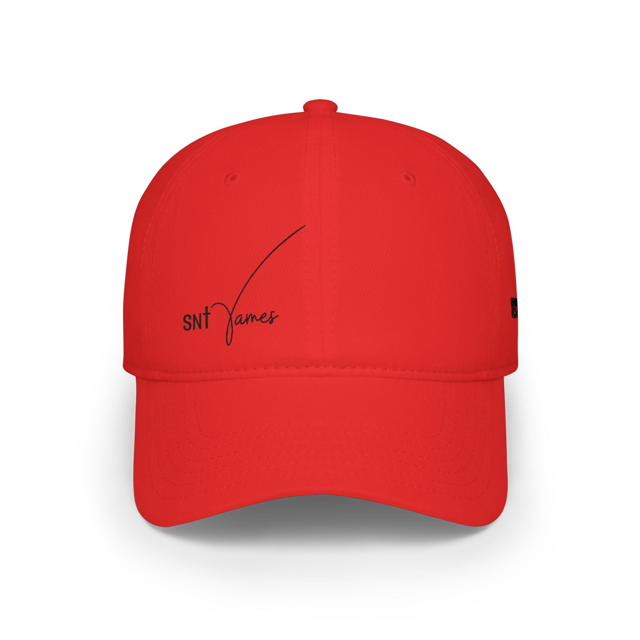SNL James script logo Low Profile Cap | embroidered baseball hat