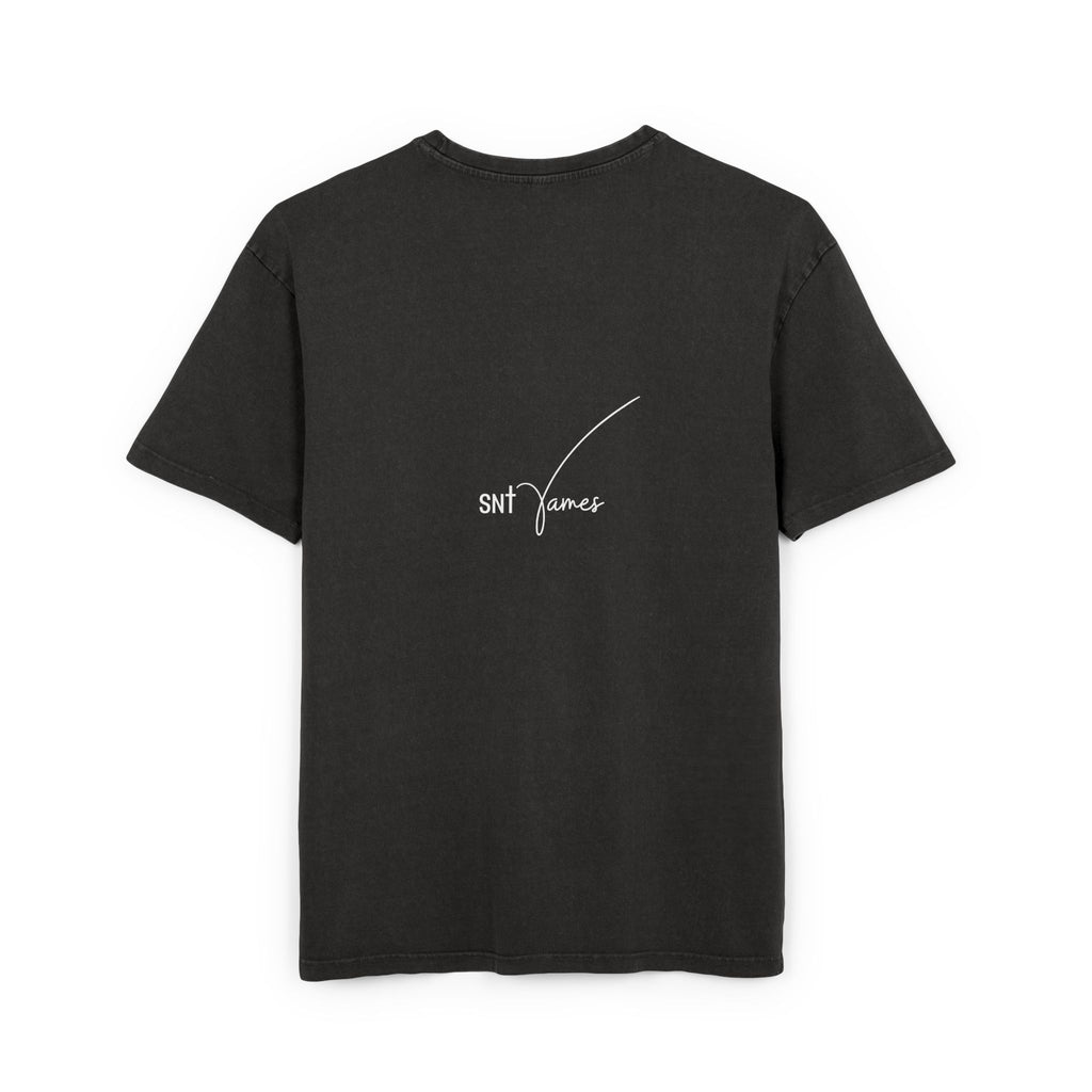 Praying Nun Portrait T-Shirt | Acid Wash Graphic Tee