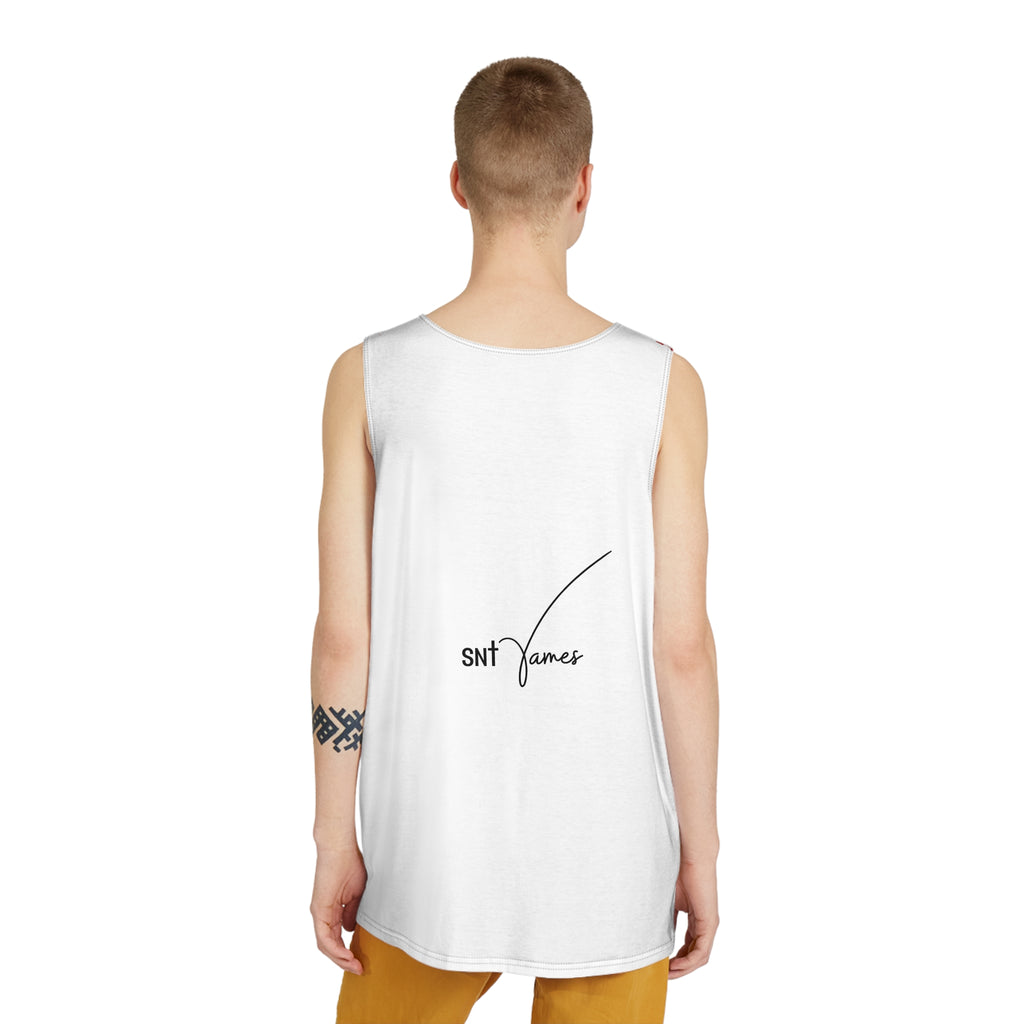 Baroque Gold Red Fleur-de-Lis Tank