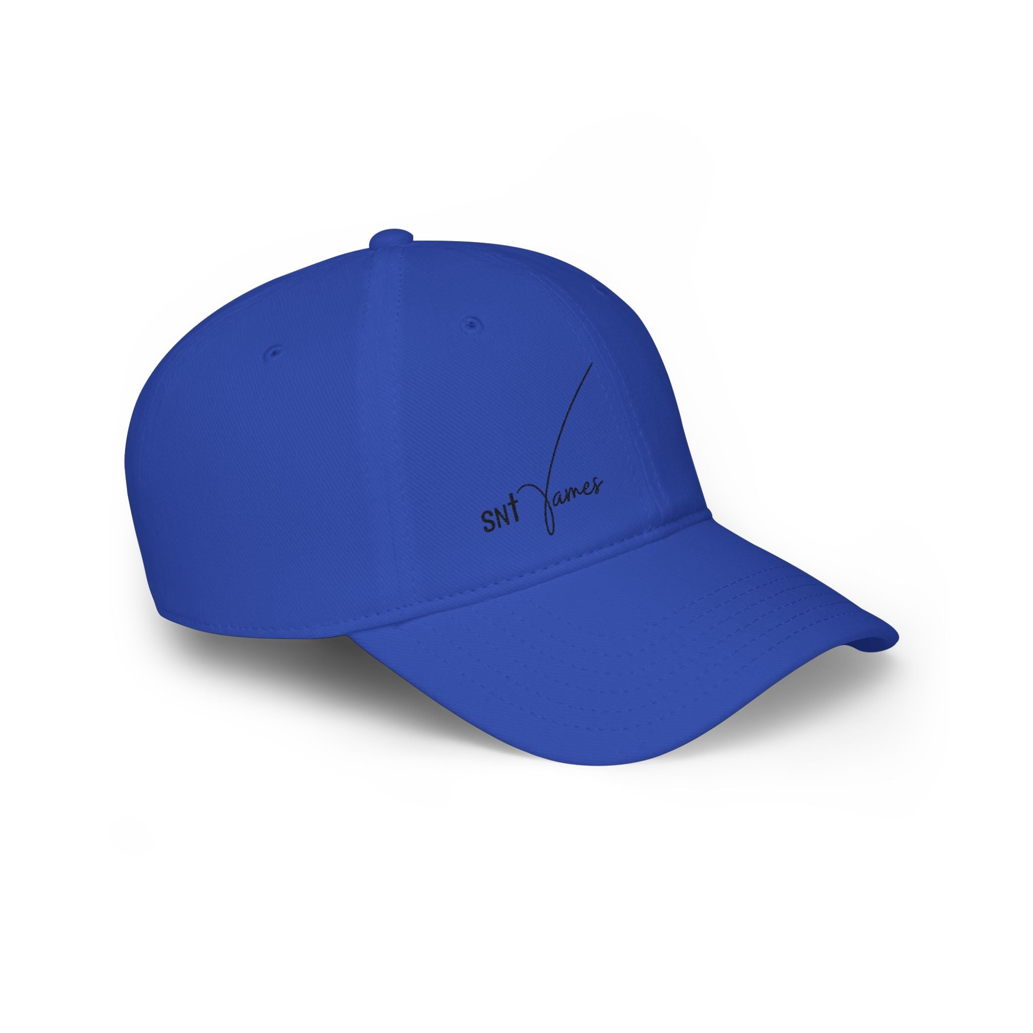 SNL James script logo Low Profile Cap | embroidered baseball hat