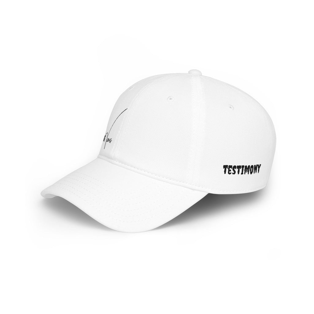SNL James script logo Low Profile Cap | embroidered baseball hat