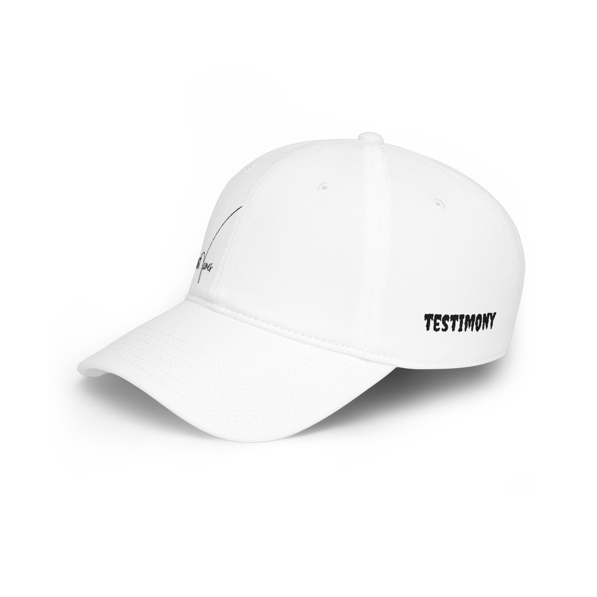 SNL James script logo Low Profile Cap | embroidered baseball hat