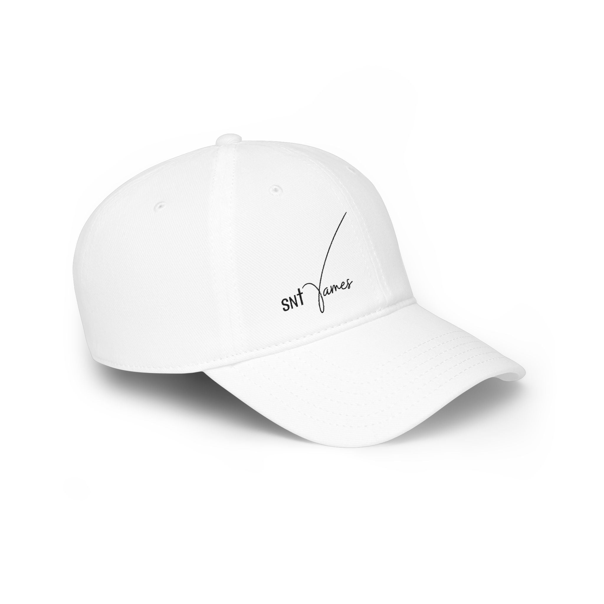 SNL James script logo Low Profile Cap | embroidered baseball hat