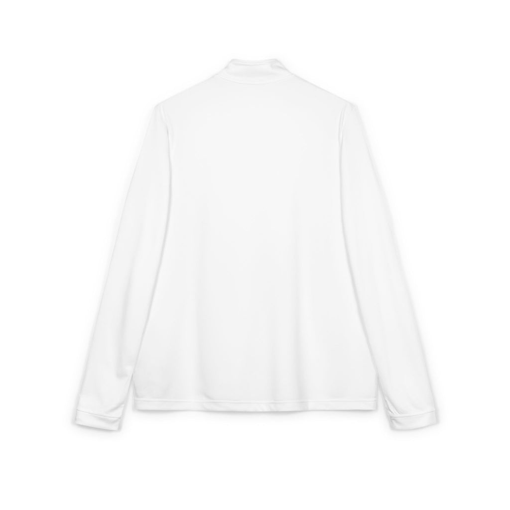 Embroidered Floral Wreath Quarter-Zip Pullover | Athletic Top