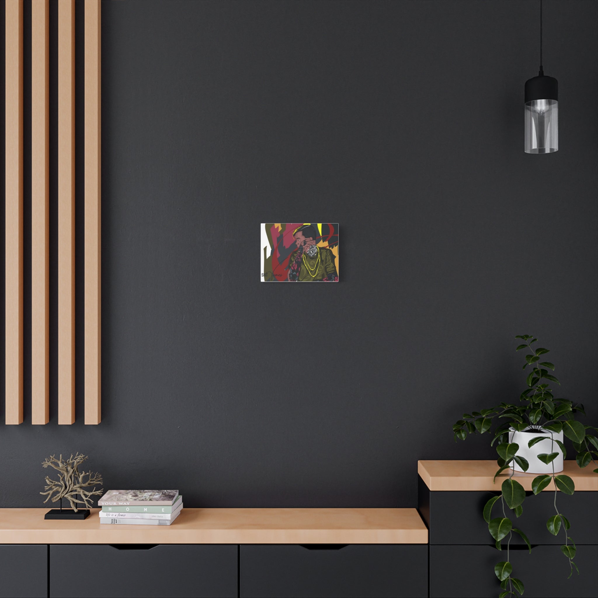 SNT JAMES Portrait Matte Canvas
