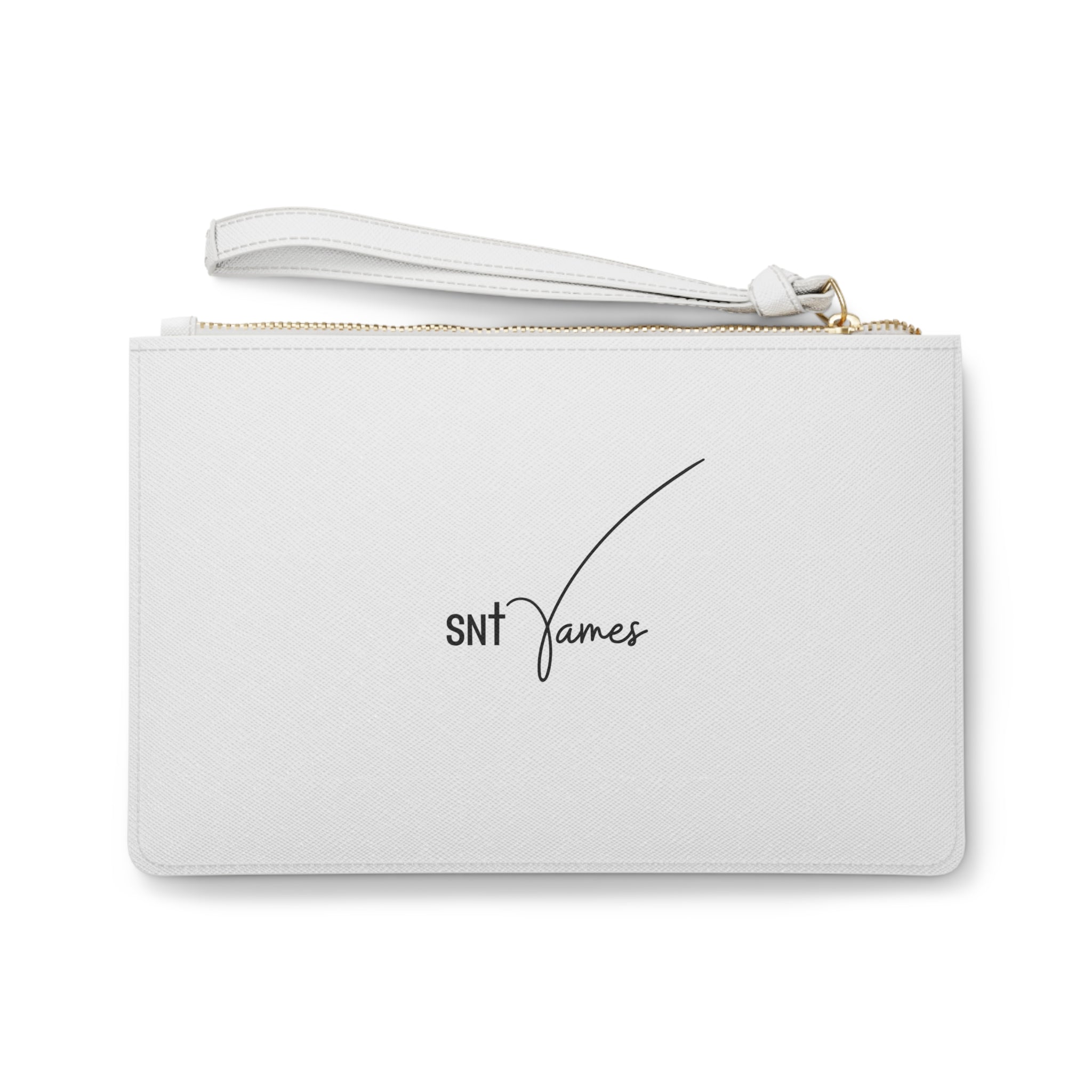 Sacred Eucharist Illustration Clutch Bag | Religious Iconography, Gold Ornate Design